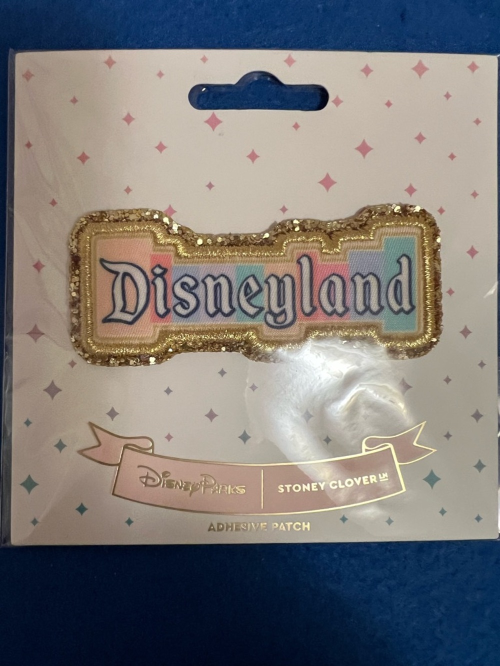 NEW Disney Parks/Stoney Clover Lane Pastel Glitter Adhesive Patch, Disneyland